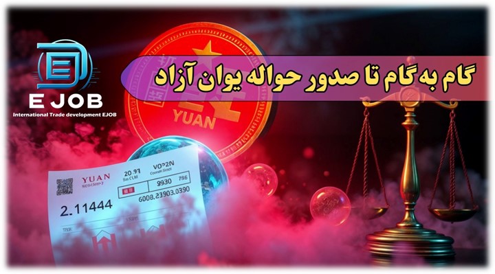 مراحل حواله یوان آزاد